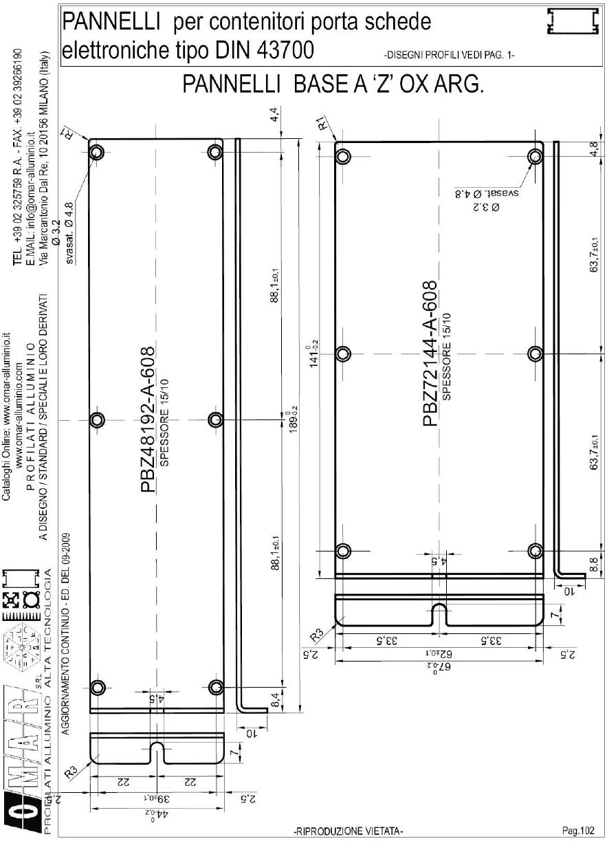 Bulevisiter Scatola Di Alluminio Per Elettronica, 92 X 38 X 31