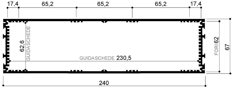 Elektronischer Kartenhalter aus Aluminium