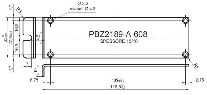 Standard-Aluminium-Z-Panel für Art. 2189