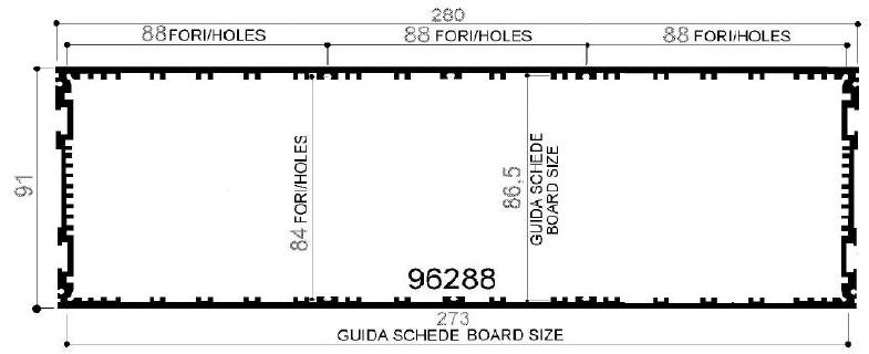 Support de carte électronique en aluminium