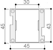 Support de carte électronique en aluminium